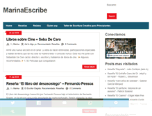 Tablet Screenshot of marinaescribe.com